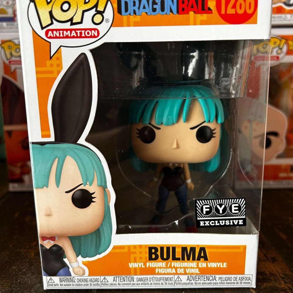 Funko POP! DRAGON BALL BULMA in Bunny Costume 1286 Animation FYE Exclusive